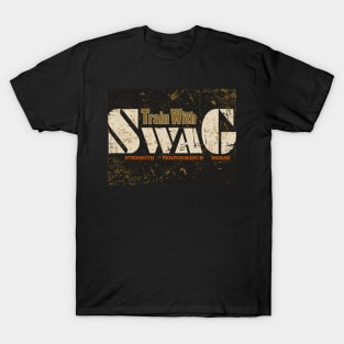 TrainWithSwag Military design T-Shirt